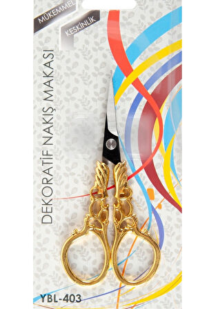 Nakış Makası Dekoratif Altın Kanat Ybl-403 Model 17