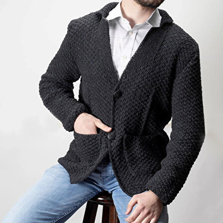 Leyloş Just Wool Koyu Kahve El Örgü İpi - Lt006 - 33838