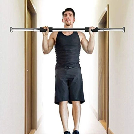 Leyloş Kapı Veya Koridora Takılıp Ayarlanabilen Demiri Barfiks Aleti Kapı Barfiksi