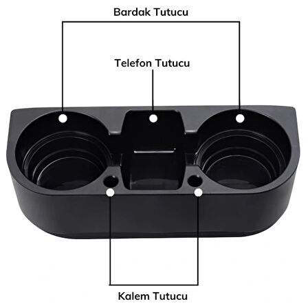 Oto Koltuk Yanı Bardak Tutucu Organizer