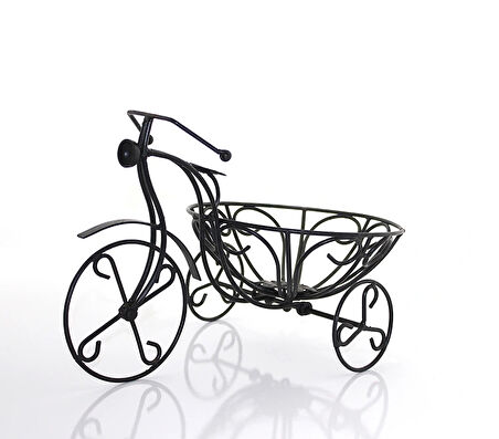Ferforje Dekoratif Bisiklet Çiçeklik