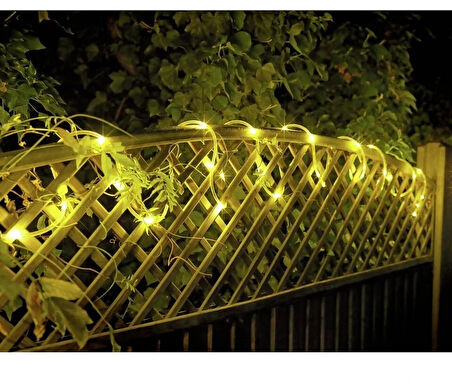 10 Metre Güneş Enerjili Hortum Led Işık
