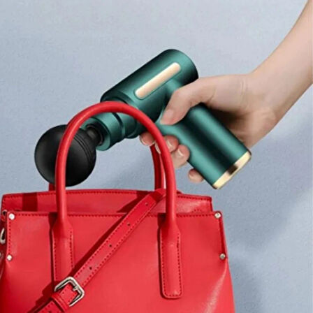 Leyloş 4 Masaj Başlıklı Titreşim, Şarj Edilebilir Küçük Masaj Aleti,masaj Tabancası