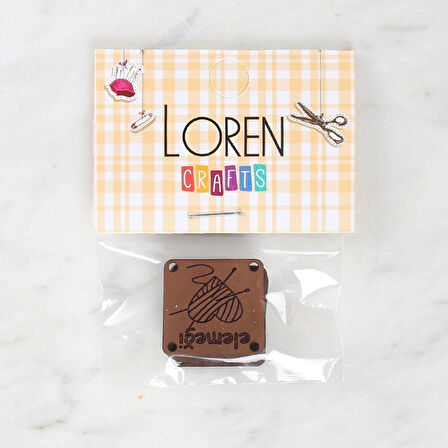 Leyloş Crafts Elemeği Deri Arma 5 Adet - 1588