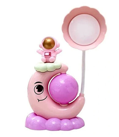 Çocuk Odası Ay Ve Astronot Desenli Gece Lambası