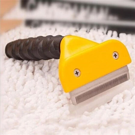 Leyloş Fubminator Kedi Köpek Tüy Toplama Tarağı  Kaşıma Aparatı 4,5 Cm