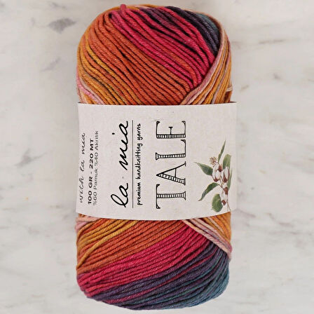 Leyloş Tale Ebruli El Örgü İpi - Lm016