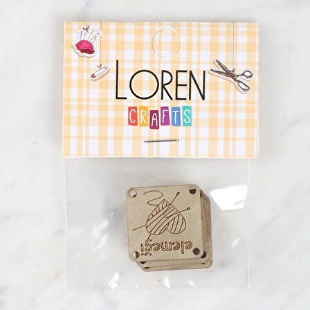 Leyloş Crafts Elemeği Deri Arma 5 Adet - 1569