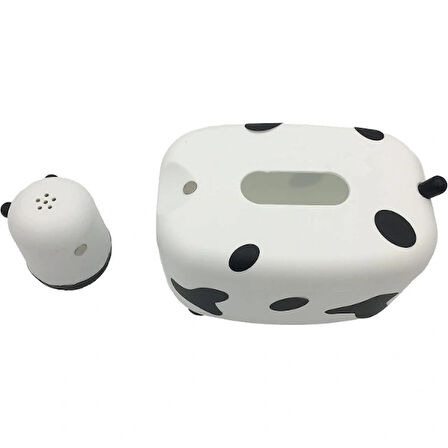 Sevimli İnek Tasarımlı Mıknatıslı Tuzluk Ve Peçetelik