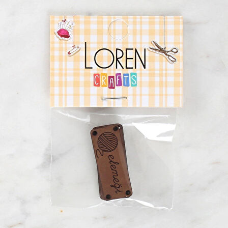 Leyloş Crafts Elemeği Deri Arma 5 Adet - 1584