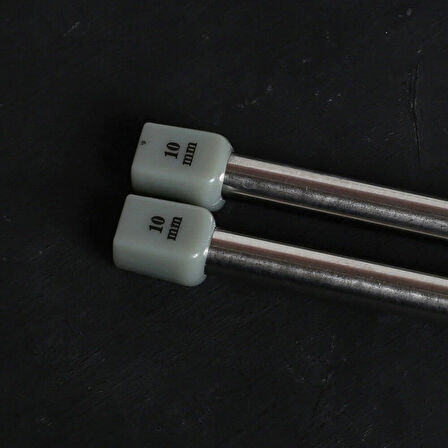 Leyloş Crafts 10 Mm 35 Cm Titanyum Örgü Şişi