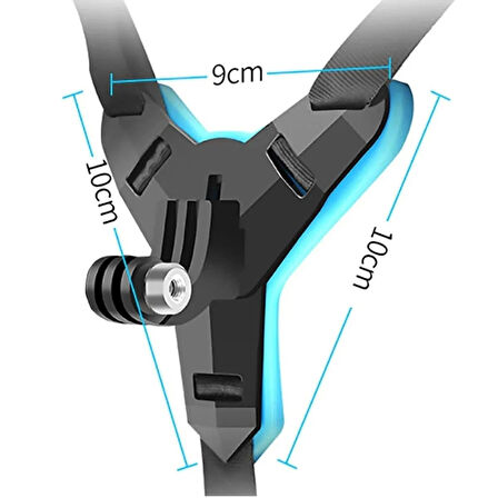 Leyloş Motorsiklet Kask Önü Takılan Telefon Tutucu Aksiyon Kamerası Takılabilen Aparat