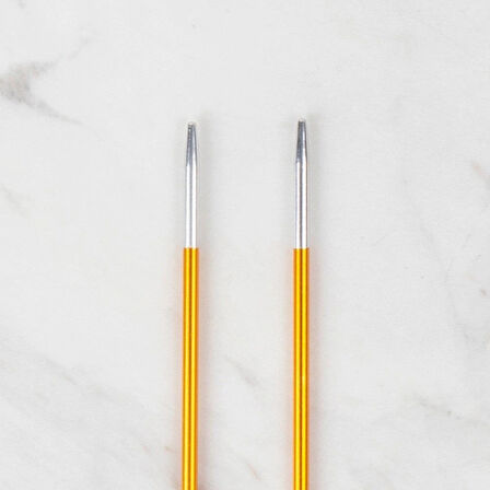 Leyloş Rythm 2,5mm Sarı Renkli Metal Örgü Şişi