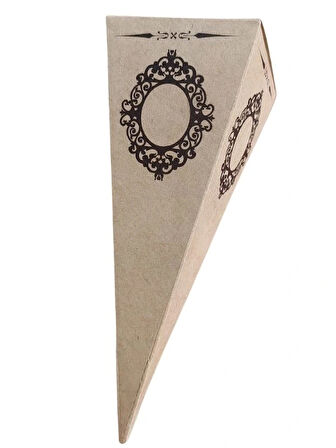 Karton Külah Şeker,lokum,kına Kutusu 25 Li Paket