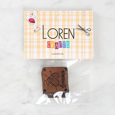 Leyloş Crafts Elemeği Deri Arma 5 Adet - 1566