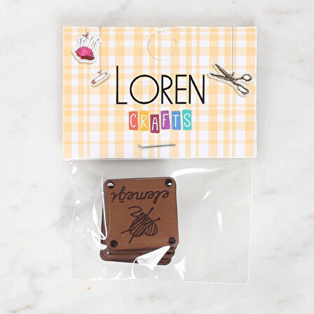 Leyloş Crafts Elemeği Deri Arma 5 Adet - 1587