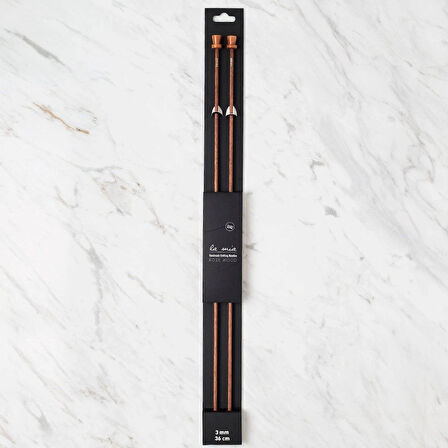 Leyloş Rosewood 3 Mm 36 Cm Ahşap Örgü Şişi