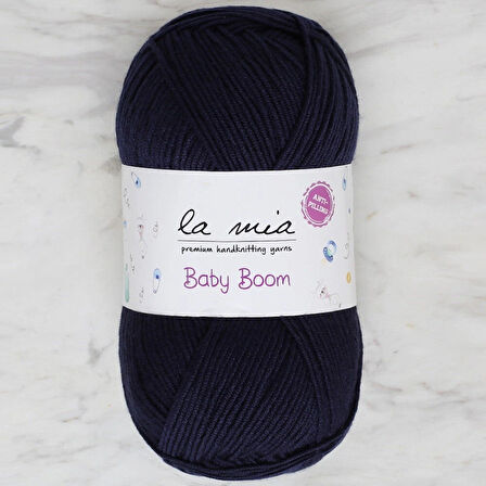Leyloş Baby Boom Lacivert El Örgü İpi - 630 - 34424