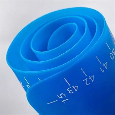 Leyloş 40*50 Cm Silikon Ölçekli Kullanımı Kolay Hamur Açma Matı Ekmek Mantı Makarna Hamuru Yoğurma
