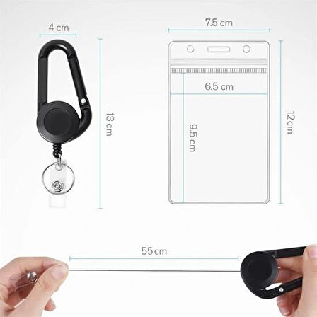 Leyloş Teleskopik Karabina Anahtarlık