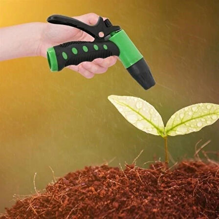 Leyloş 2 Fonksiyonlu 5li Bahçe Tarla Otomatik Sulama Tabancası Seti Hortum Bağlantısı Aparatı