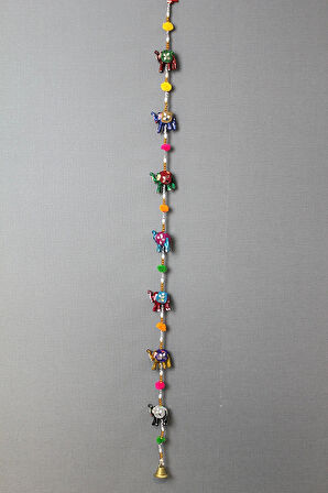 7'li Asmalı Aynalı Fil Model 2