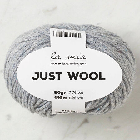 Leyloş Just Wool Açık Gri El Örgü İpi - Lt002 - 33842