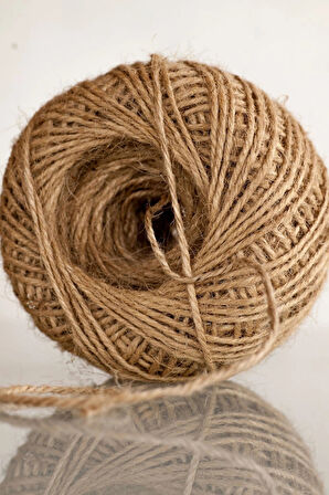 Jut İpi 100 Gr Doğal İp, Çuval İp, Hasır İp, Hasır Renk 5 Adet