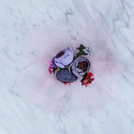 Leyloş Bohça Süsü 3 Lü Pembe