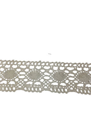 Kopanaki Dantel En 5 Cm Badem Model Krem 10 Metre