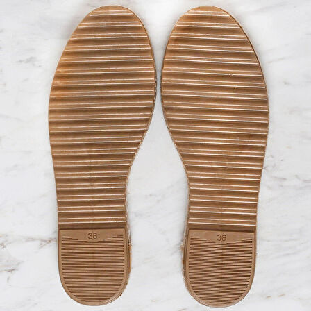 Leyloş Hasır Espadril / Ayakkabı Tabanı 36 Numara K
