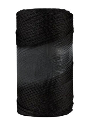Makrome İpi 3mm Polyester Siyah
