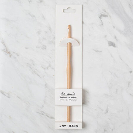 Leyloş Whitewood 4 Mm 15.5 Cm Ahşap Yün Tığ