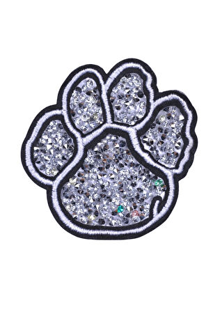 Aplike Ütü İle Yapışan Taşlı Pati Arma 5 Cm