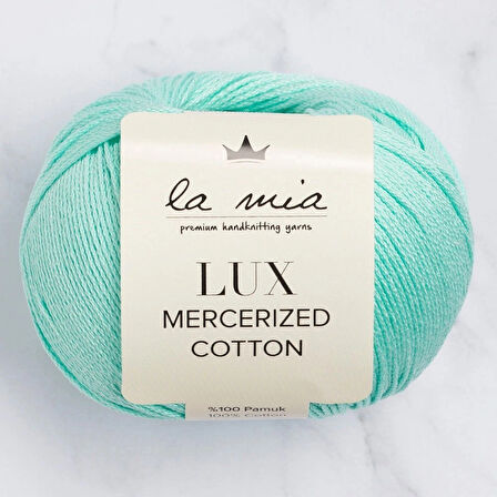 Leyloş Lux Mercerized Cotton Su Yeşili El Örgü İpi - 137 - 33750