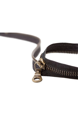 Demir Dişli Çanta Fermuarı En 3 Cm Gri