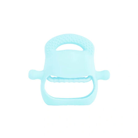 Mavi Bebek Silikon Diş Kaşıyıcı