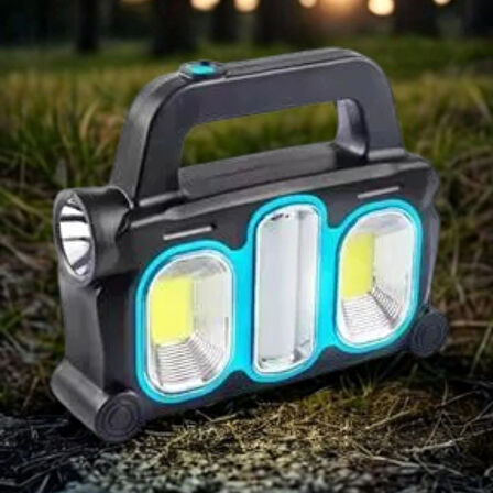 Leyloş  Hurry Bolt Güneş Enerjili Taşınabilir Çalışma Lambası – Powerbank Özellikli