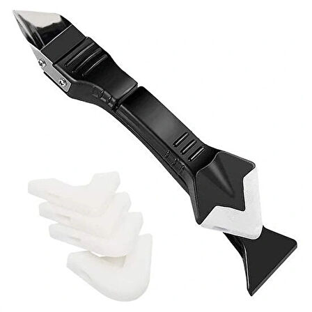 Leyloş  3 Ü 1 Arada Fayans Derz Silikon Kazıyıcı Sıyırıcı Ve Uygulayıcı Aparat