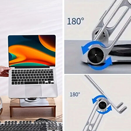 Leyloş 360 Derece Dönebilen Hava Aldıran Laptop Standı