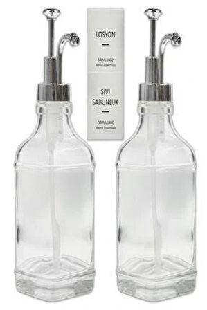 Cam Sıvı Sabunluk Losyonluk Krom