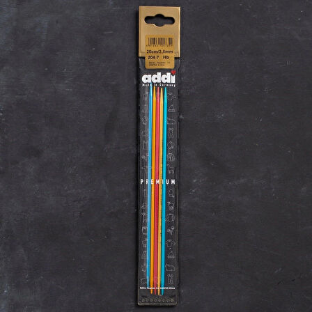 Leyloş Colibri 3,5mm 20cm Renkli Çorap Şişi - 204-7