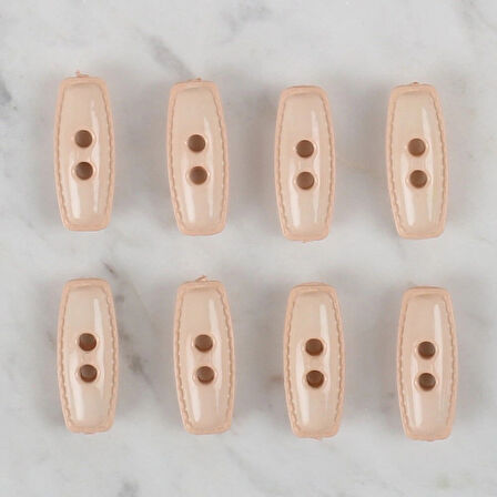 Leyloş Crafts Pudra Rengi 8 Li Çoban Düğmesi - 82