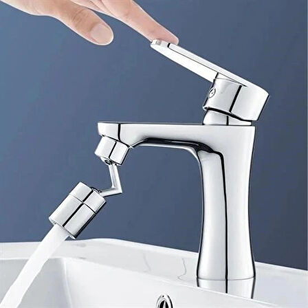 Leyloş  720 Derece Dönebilen 4 Filtreli Tüm Musluk Tipleri İle Uyumlu Montaj Aparatlı Musluk Başlık