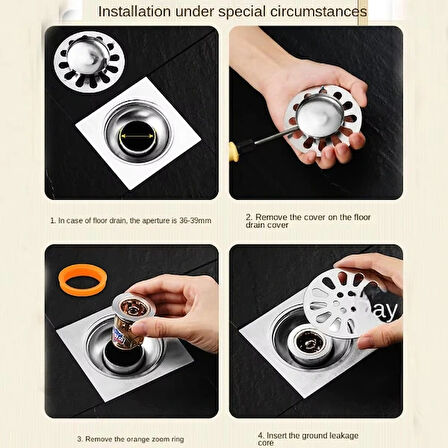 Koku Ve Geri Akış Önleyici Gider Aparatı