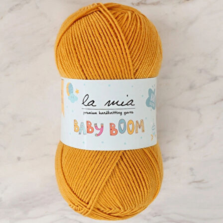 Leyloş Baby Boom Hardal El Örgü İpi - 257 - 34454