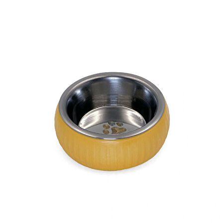 Leyloş Organik Seramik Mama Kabı Sarı