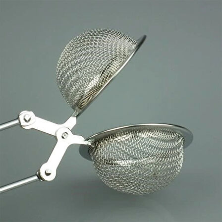 Leyloş Paslanmaz Metal Pratik Kolay Bitki Çayı Demleme Süzgeci Aparatı