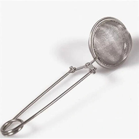 Leyloş Paslanmaz Metal Pratik Kolay Bitki Çayı Demleme Süzgeci Aparatı