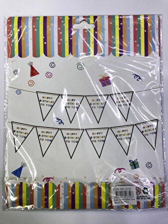 Happy Birthday To You Flama Bayrak Süsü